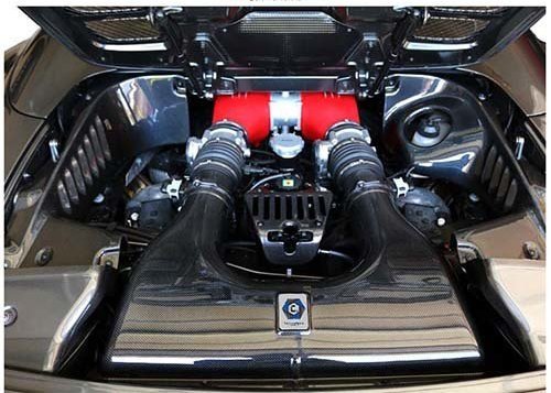 C3 Carbon Ferrari 458 Spider Engine Bay Trim Panels - ModMyEuro
