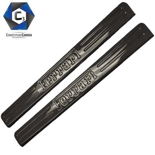 C3 Carbon Ferrari 488 GTB - Spider Carbon Fiber Door Sills - ModMyEuro