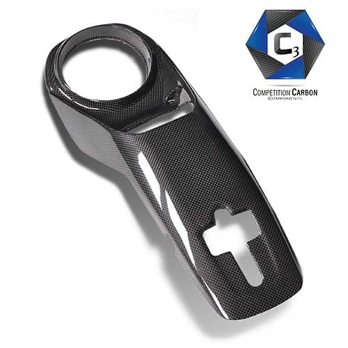 C3 Carbon Ferrari 488 GTB-Spider Carbon Fiber Engine Oil-Latch Cover - Competition Motorsport