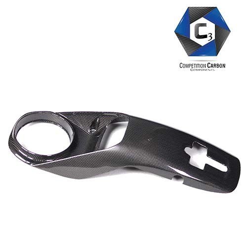 C3 Carbon Ferrari 488 GTB-Spider Carbon Fiber Engine Oil-Latch Cover - Competition Motorsport