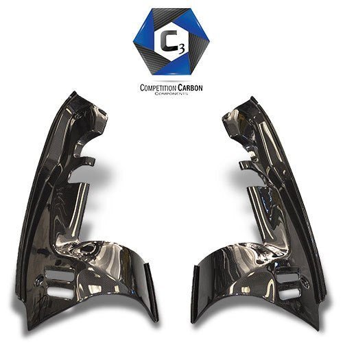 C3 Carbon Ferrari 488 Spider Carbon Fiber Engine Trim - Competition Motorsport