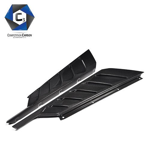 C3 Carbon Lamborghini Huracan LP610 Carbon Fiber Rear Vent Panels - Competition Motorsport