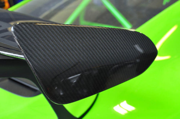 C3 Carbon Porsche GT3 RS Carbon Fiber Rear Wing End Plates - Competition Motorsport