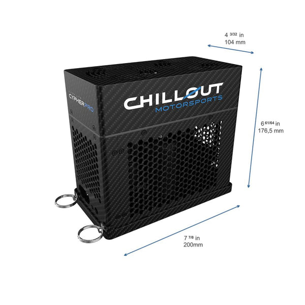 Chillout Cypher Pro Ultra-Lite Carbon Fiber Micro Cooler - Competition Motorsport