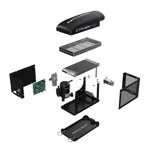 Chillout Cypher Pro Ultra-Lite Carbon Fiber Micro Cooler - Competition Motorsport