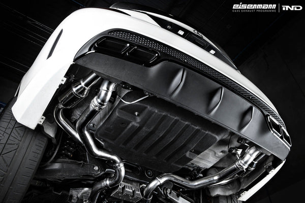Eisenmann w205 c63 c63s performance exhaust with valve control - iND Distribution