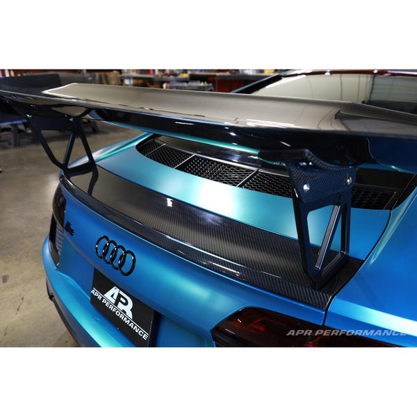 2016-2022 Audi R8 Carbon Fiber Adjustable Wing w/ CF Gurney Flap - ModMyEuro