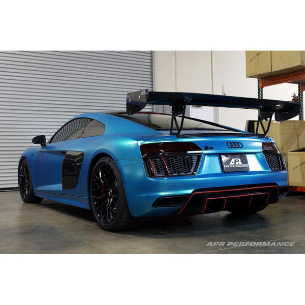 2016-2022 Audi R8 Carbon Fiber Adjustable Wing w/ CF Gurney Flap - ModMyEuro