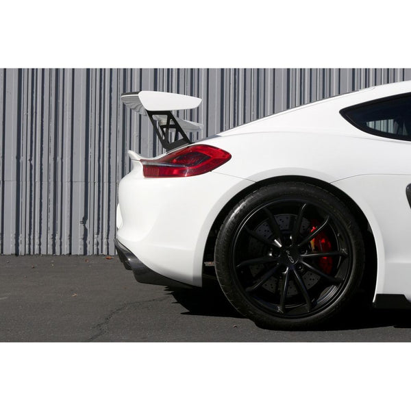 2015-2016 Porsche 981 Cayman GT4 Aluminum Factory Wing Extension Kit - ModMyEuro