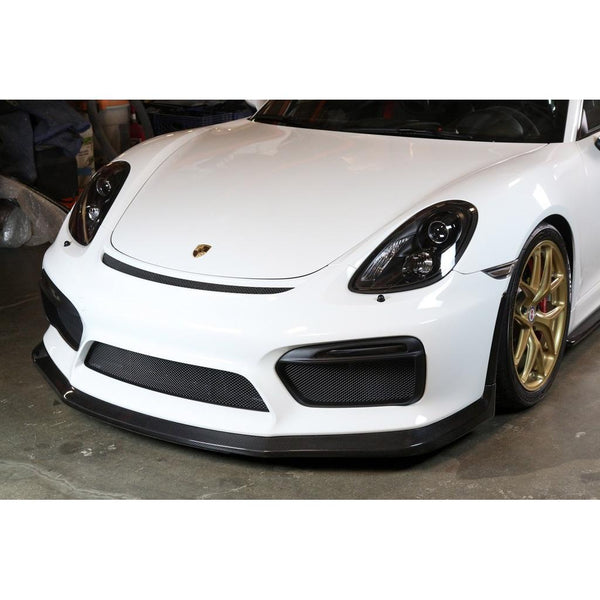 2015-2016 Porsche 981 Cayman GT4 Carbon Fiber Front Lip - ModMyEuro