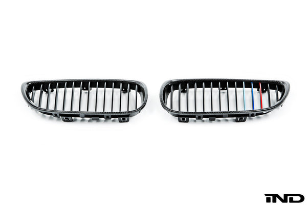 iND e9x m3 carbon fiber front grille set - iND Distribution