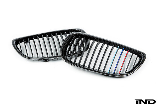 iND e9x m3 carbon fiber front grille set - iND Distribution