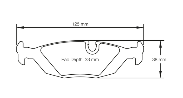 Pagid Racing Brake Pads No. 1141 - Competition Motorsport