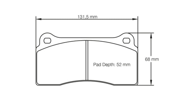 Pagid Racing Brake Pads No. 1287 - Competition Motorsport