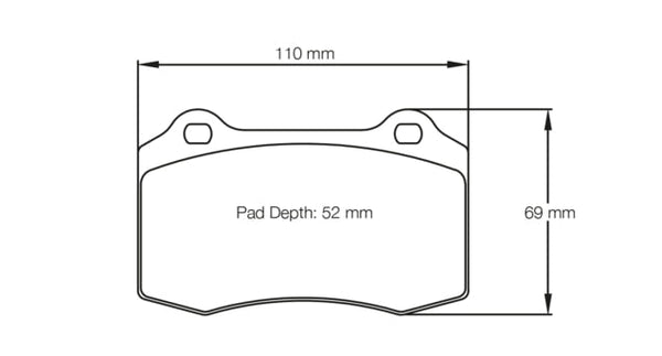 Pagid Racing Brake Pads No. 1408 - Competition Motorsport