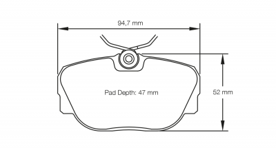 Pagid Racing Brake Pads No. 1544 - Competition Motorsport