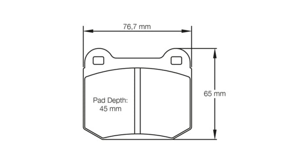 Pagid Racing Brake Pads No. 1587 - Competition Motorsport