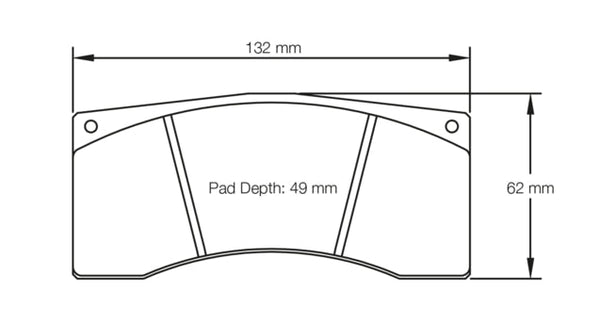 Pagid Racing Brake Pads No. 1674 - Competition Motorsport