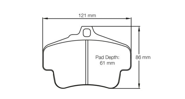 Pagid Racing Brake Pads No. 2405 - Competition Motorsport