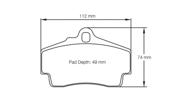 Pagid Racing Brake Pads No. 2406 - Competition Motorsport