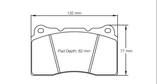 Pagid Racing Brake Pads No. 2487 - Competition Motorsport