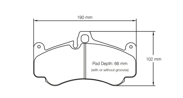 Pagid Racing Brake Pads No. 2707 - ModMyEuro