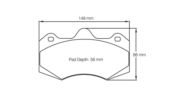 Pagid Racing Brake Pads No. 4346 - Competition Motorsport