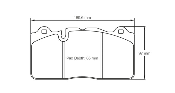 Pagid Racing Brake Pads No. 8091 - Competition Motorsport