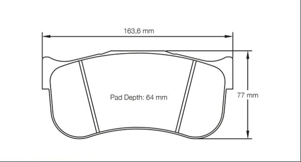 Pagid Racing Brake Pads No. 8101 - Competition Motorsport