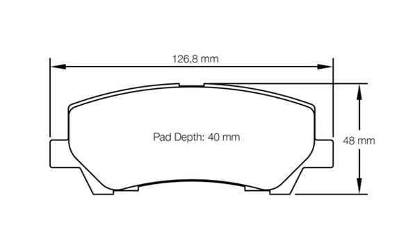 Pagid Racing Brake Pads No. 8204 - Competition Motorsport