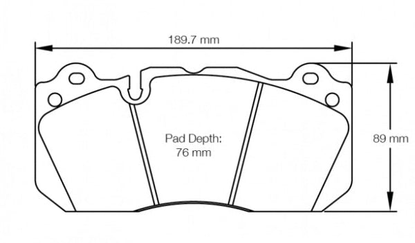 Pagid Racing Brake Pads No. 8239 - ModMyEuro