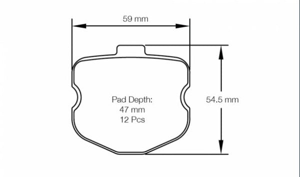 Pagid Racing Brake Pads No. 8240 Front - Competition Motorsport