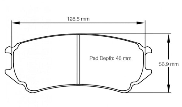 Pagid Racing Brake Pads No. 8242 - Competition Motorsport