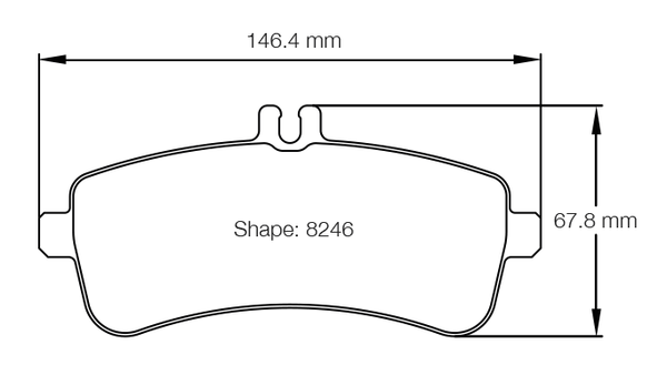 Pagid Racing Brake Pads No. 8246 - Competition Motorsport