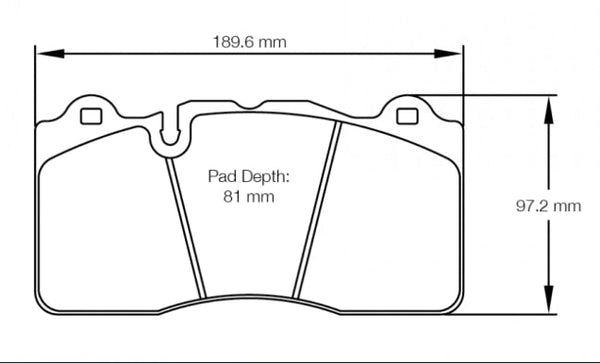 Pagid Racing Brake Pads No. 8253 - Competition Motorsport