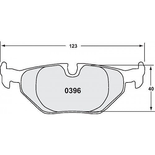 PFC Brake Pads 0396.XX.17.44 - Competition Motorsport