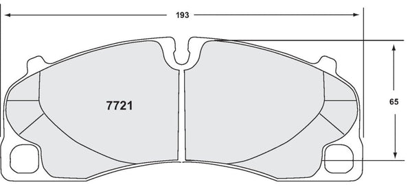 PFC Brake Pads 1773.331.17.44 Shape Image