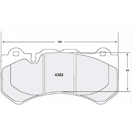 PFC Brake Pads 4362.08.19.44 - Competition Motorsport