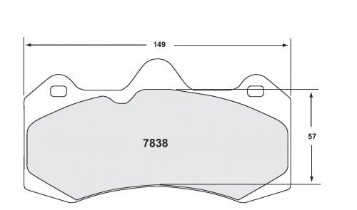 PFC Brake Pads 7838.08.17.44 - Competition Motorsport
