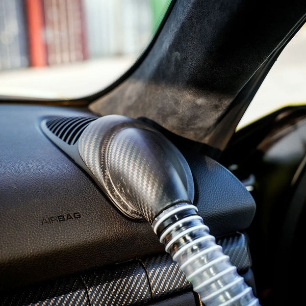 SilverRocket Dry Carbon Fiber Enduro Forced Air Vent Adapter - ModMyEuro