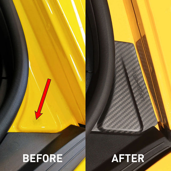 SilverRocket Dry Carbon Fiber Wing Support Reinforcement Plates - ModMyEuro