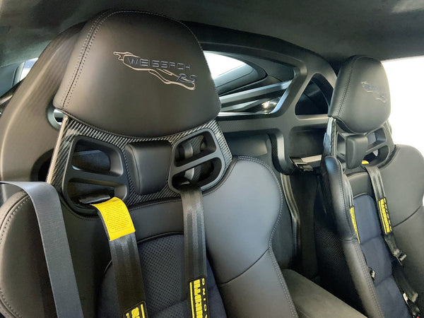 SilverRocket Dry Carbon Fiber Roll Bar for Porsche Cayman 718/981 (FIA) - ModMyEuro