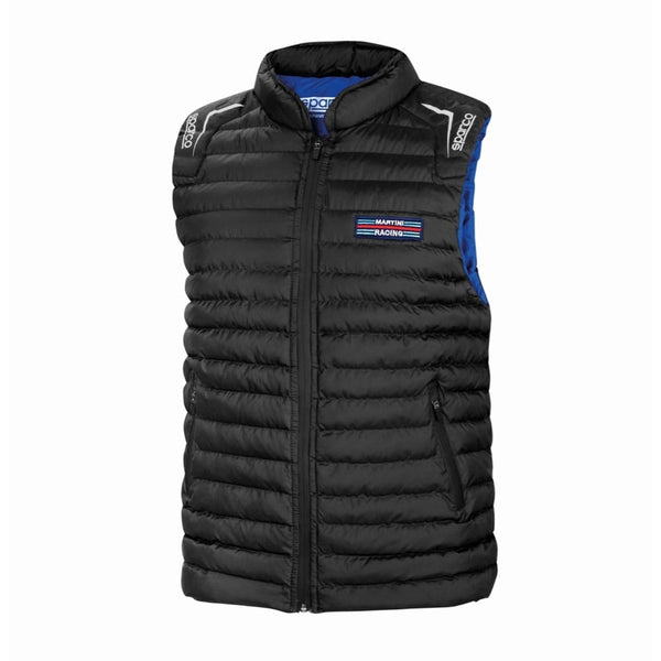 Sparco Martini Racing Vest in Black with Martini Racing stripes - image