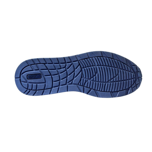 Outsole of Sparco Martini S-Light Shoe showing blue tread pattern