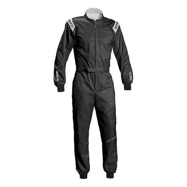 Sparco KS-1 kart racing suit in black/silver