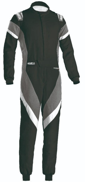Sparco Victory 2.0 Race Suit FIA 8856-2018 Black / Grey Front Image