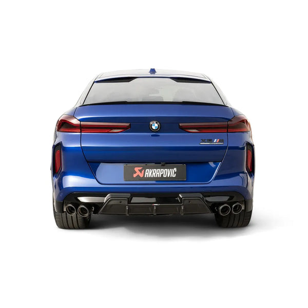Akrapovic 2024+ BMW X5M / X6M (Face Lift) Slip-On Line (Titanium) w/Carbon Fiber Tips - ModMyEuro