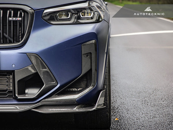 AutoTecknic F97 X3M / F98 X4M LCI Carbon Front Bumper Air Vent Set