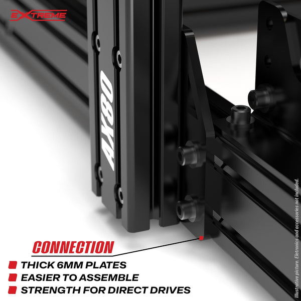 Extreme Sim Racing AX80 Aluminum Profile Sim Racing Rig