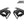 AutoTecknic F97 X3M / F98 X4M LCI Carbon Front Bumper Air Vent Set